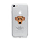German Pinscher Personalised iPhone 7 Bumper Case on Silver iPhone