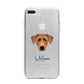German Pinscher Personalised iPhone 7 Plus Bumper Case on Silver iPhone