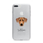 German Pinscher Personalised iPhone 7 Plus Bumper Case on Silver iPhone