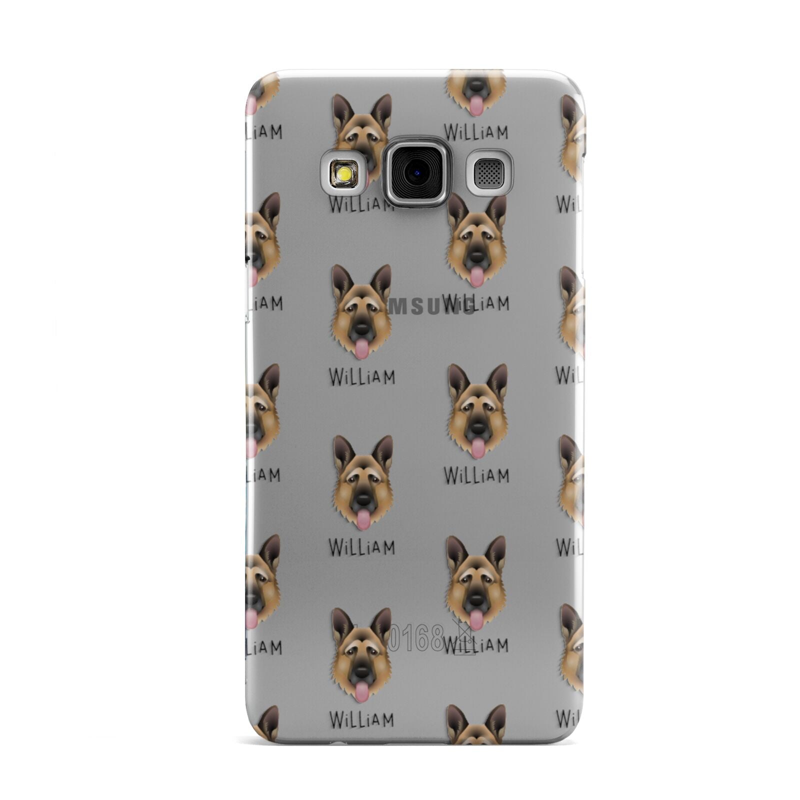 German Shepherd Icon with Name Samsung Galaxy A3 Case