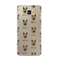 German Shepherd Icon with Name Samsung Galaxy A5 2016 Case on gold phone