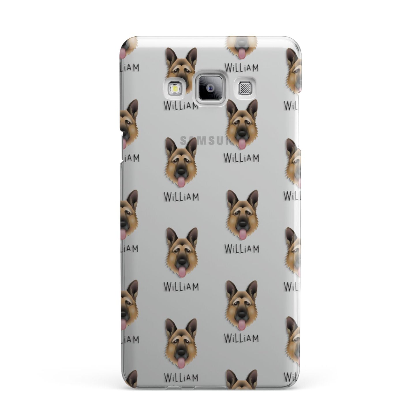 German Shepherd Icon with Name Samsung Galaxy A7 2015 Case