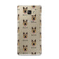 German Shepherd Icon with Name Samsung Galaxy A9 2016 Case on gold phone