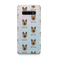 German Shepherd Icon with Name Samsung Galaxy S10 Plus Case