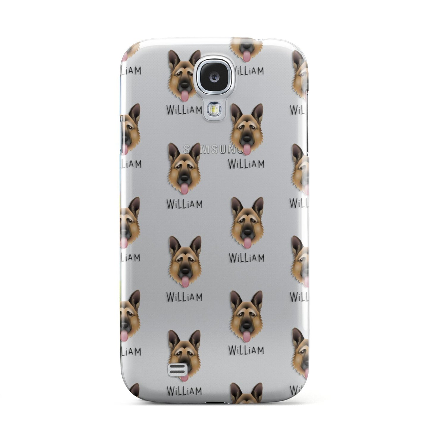 German Shepherd Icon with Name Samsung Galaxy S4 Case