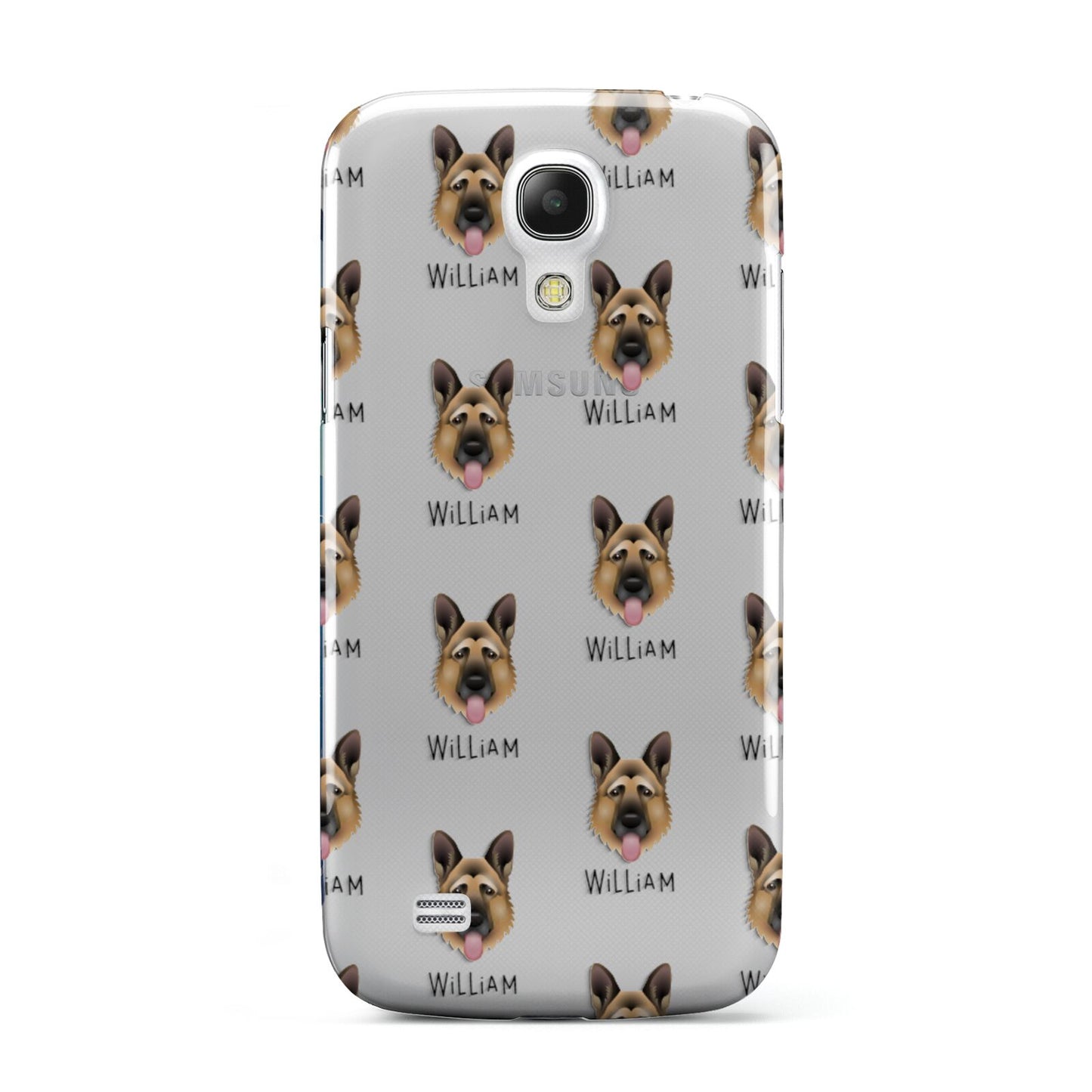 German Shepherd Icon with Name Samsung Galaxy S4 Mini Case