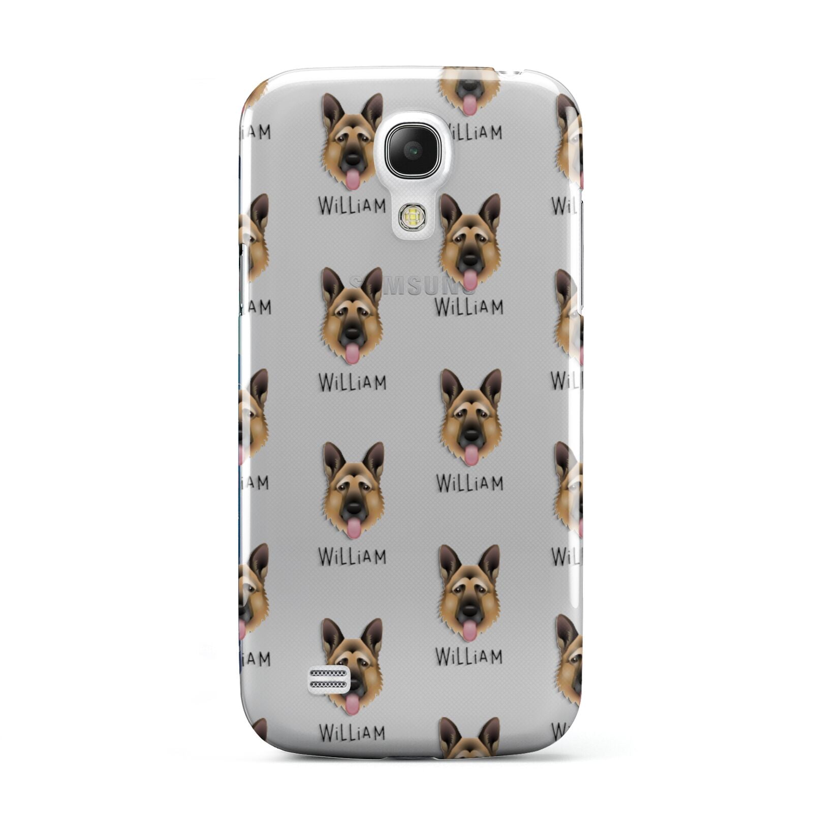 German Shepherd Icon with Name Samsung Galaxy S4 Mini Case