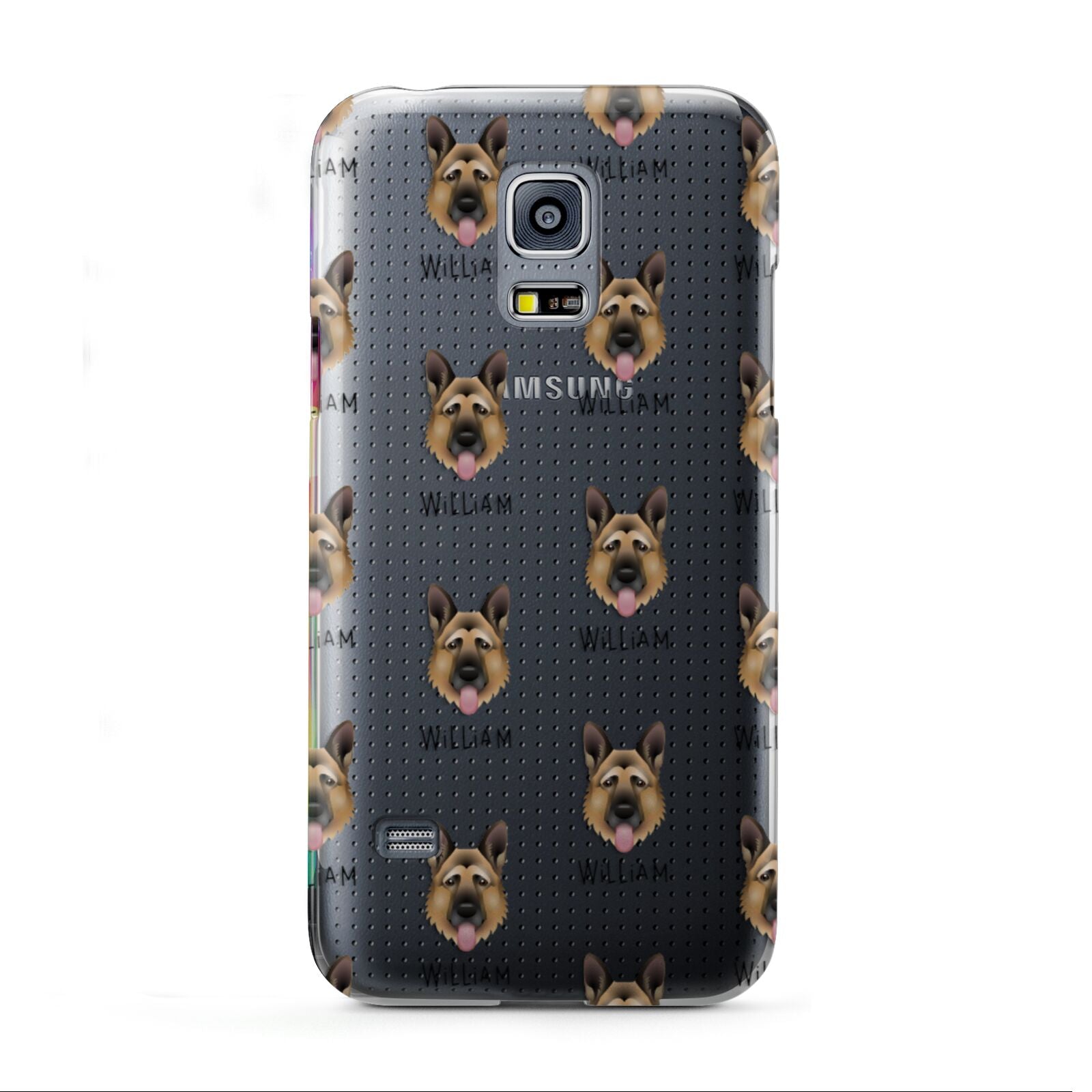 German Shepherd Icon with Name Samsung Galaxy S5 Mini Case