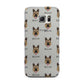German Shepherd Icon with Name Samsung Galaxy S6 Edge Case