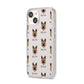 German Shepherd Icon with Name iPhone 14 Clear Tough Case Starlight Angled Image