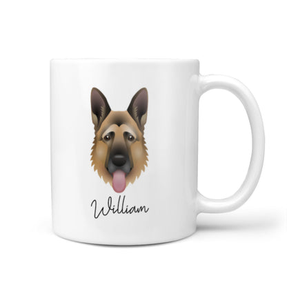 German Shepherd Personalised 10oz Mug
