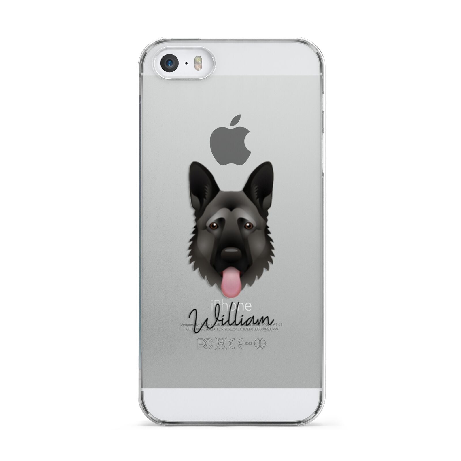 German Shepherd Personalised Apple iPhone 5 Case