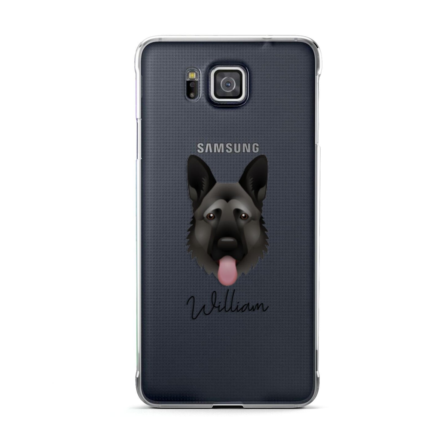 German Shepherd Personalised Samsung Galaxy Alpha Case