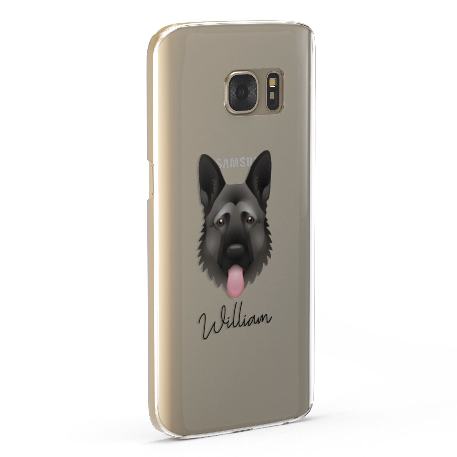 German Shepherd Personalised Samsung Galaxy Case Fourty Five Degrees