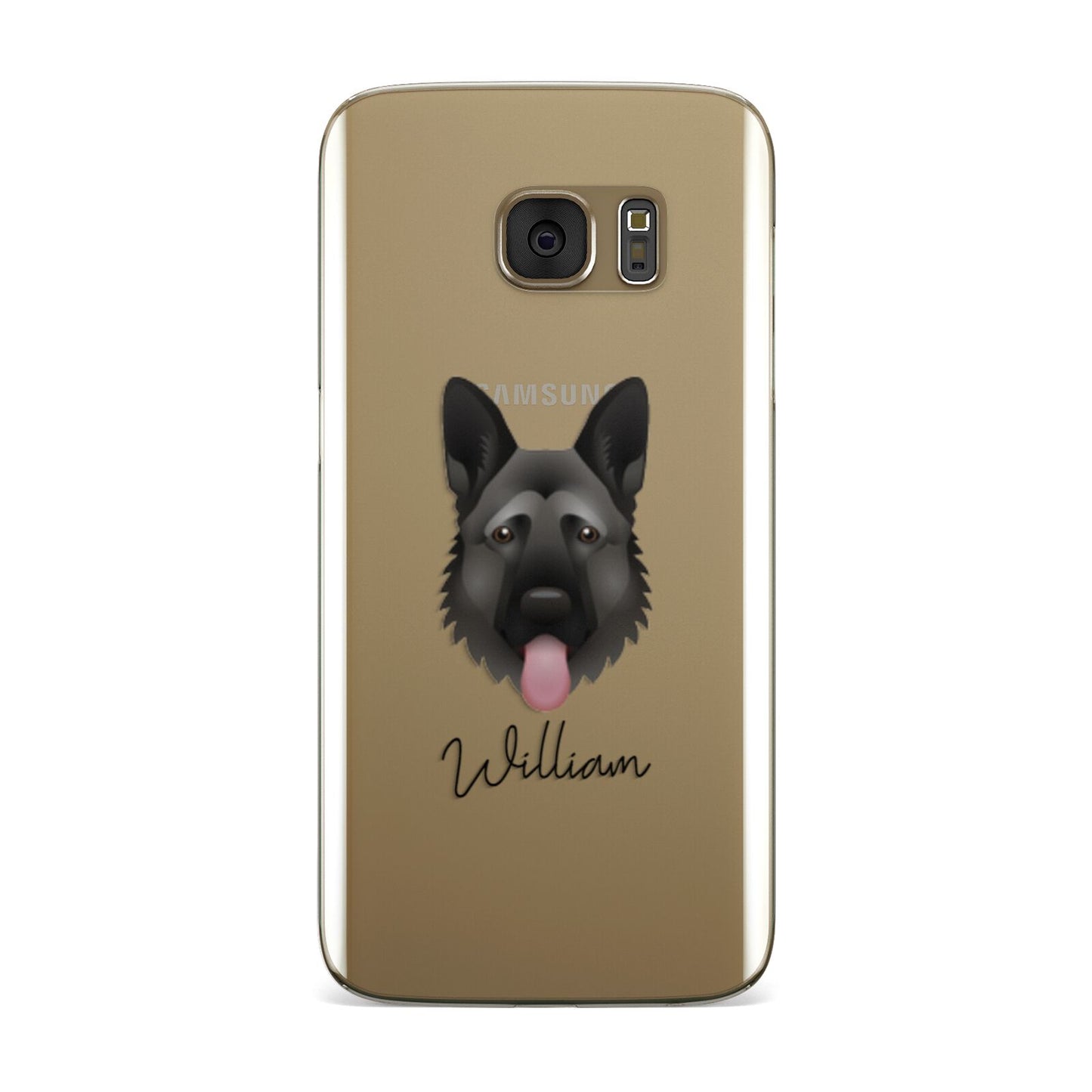 German Shepherd Personalised Samsung Galaxy Case