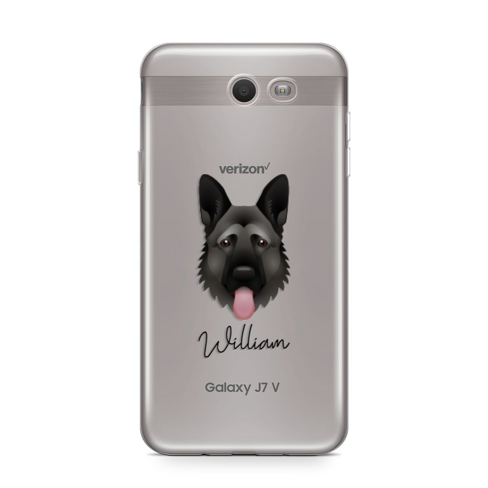 German Shepherd Personalised Samsung Galaxy J7 2017 Case