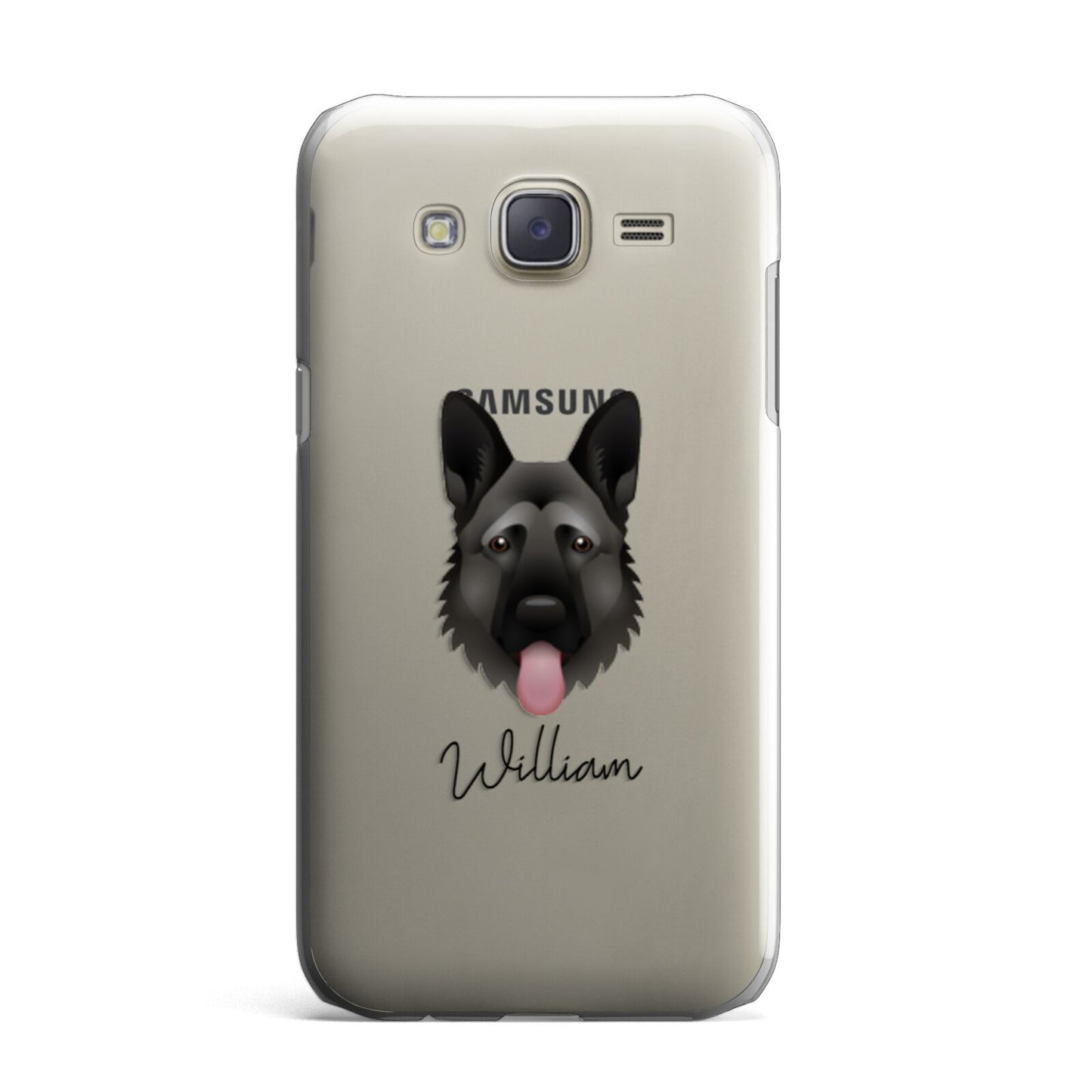German Shepherd Personalised Samsung Galaxy J7 Case