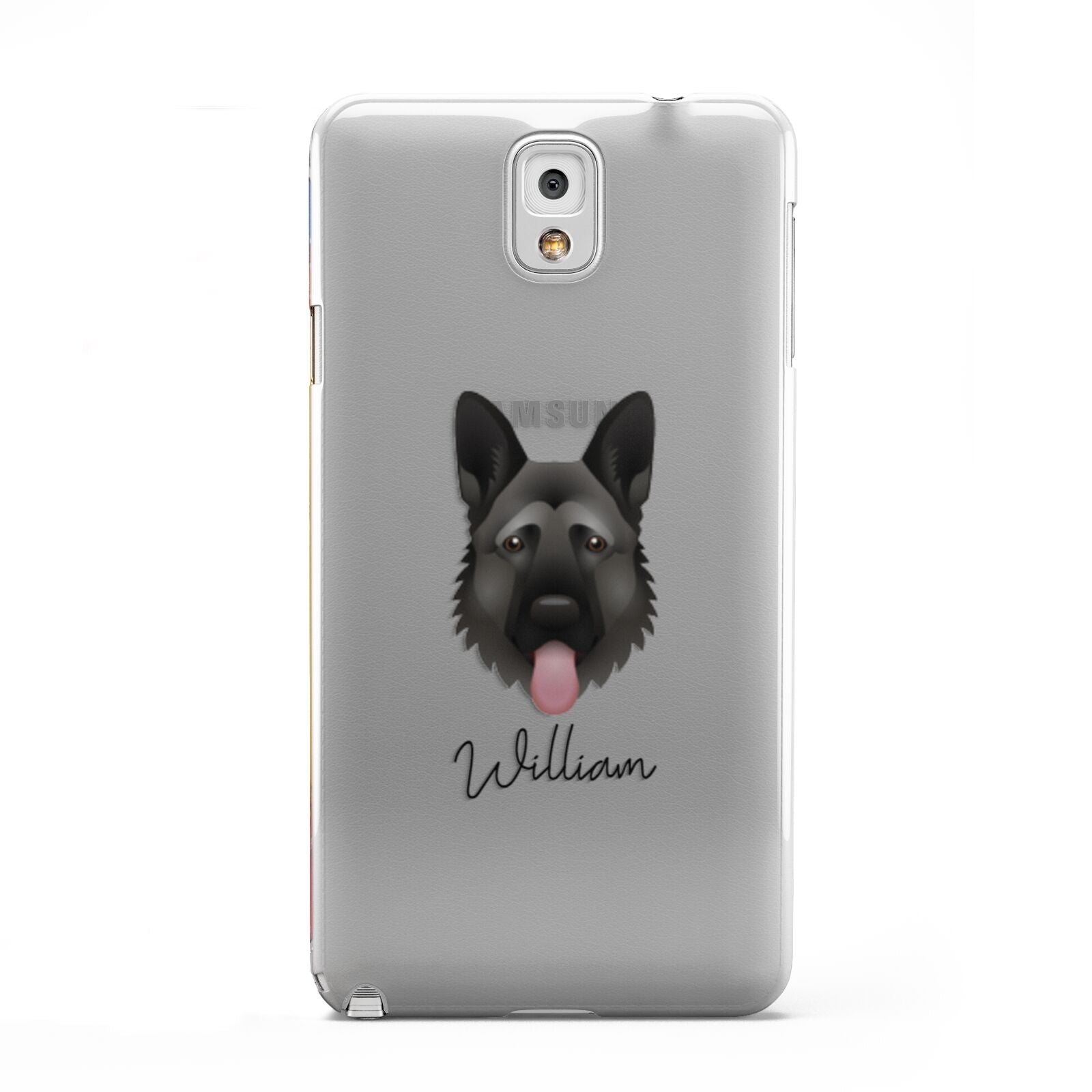 German Shepherd Personalised Samsung Galaxy Note 3 Case