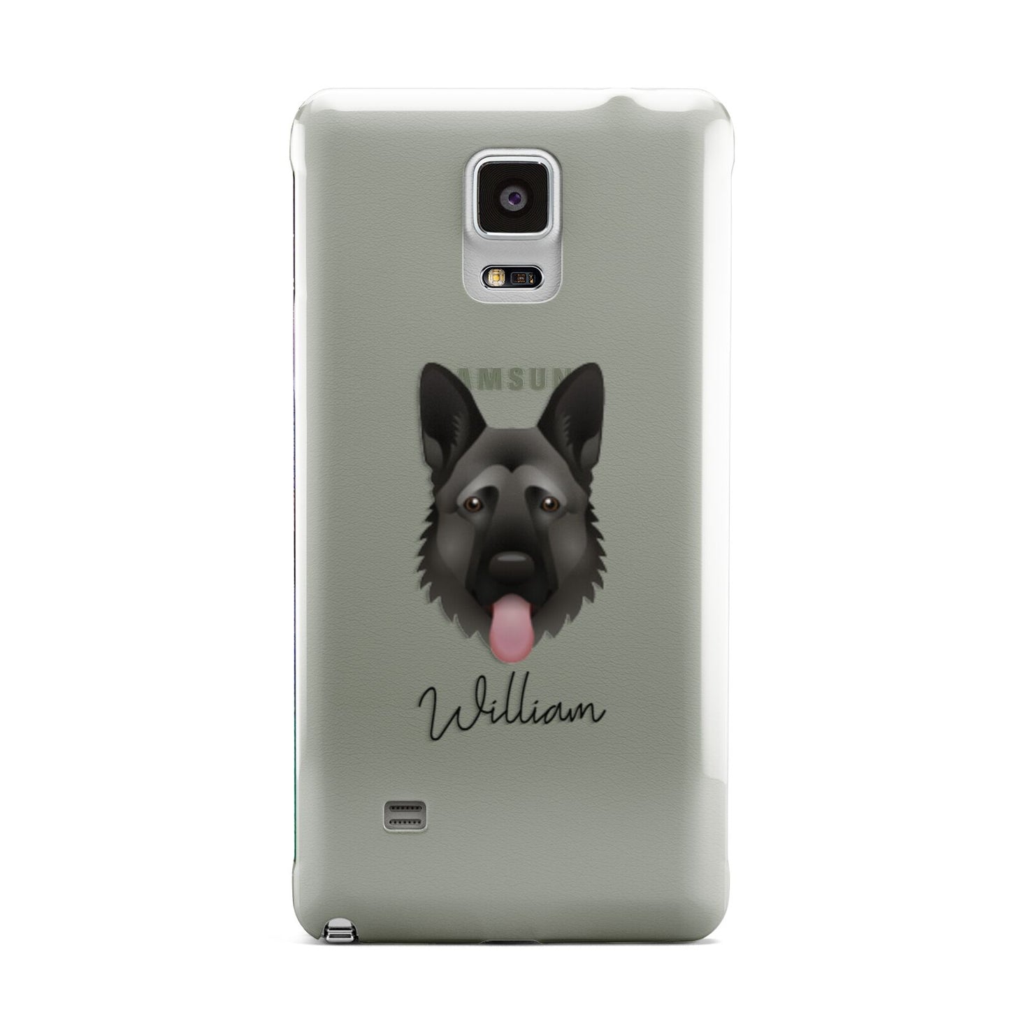German Shepherd Personalised Samsung Galaxy Note 4 Case
