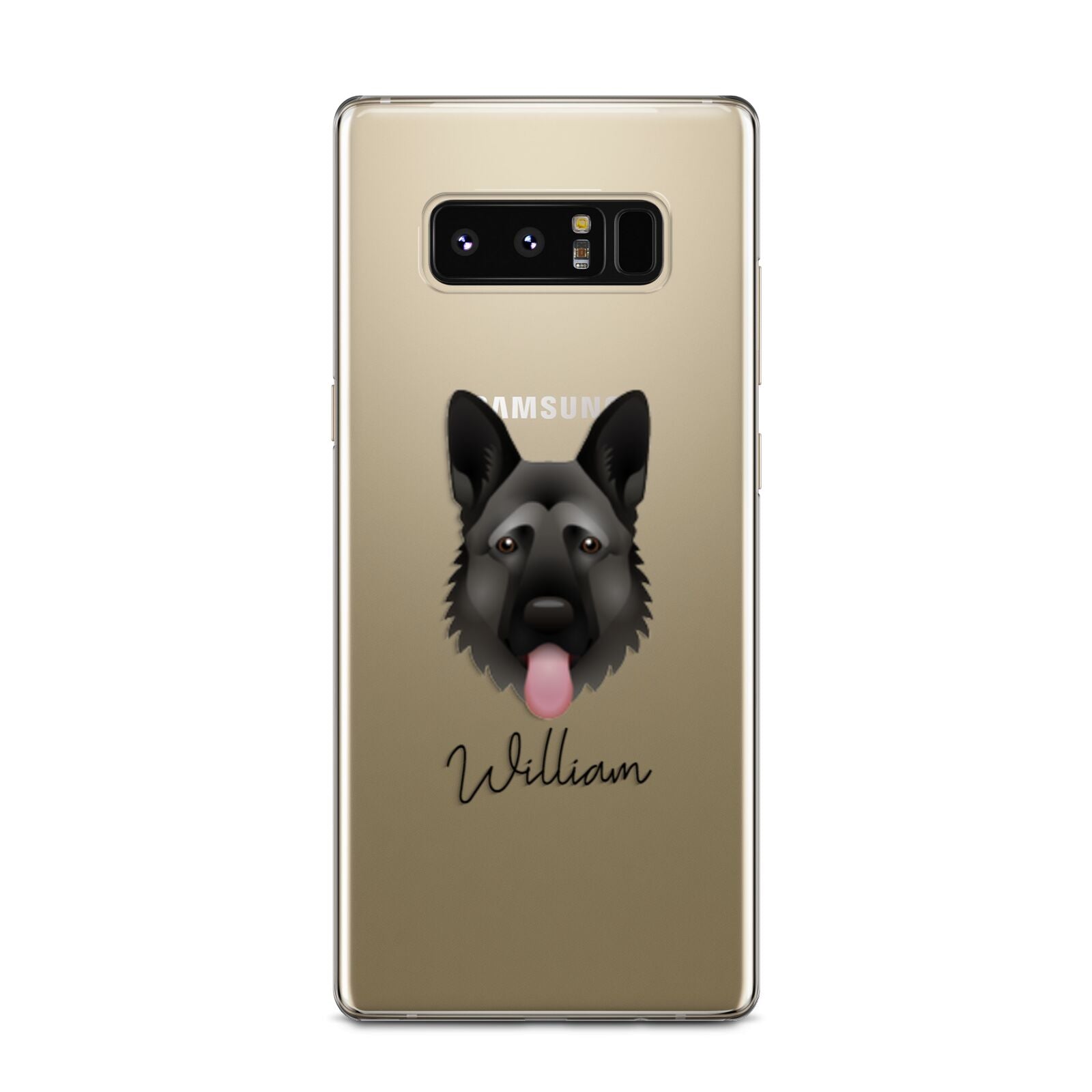 German Shepherd Personalised Samsung Galaxy Note 8 Case