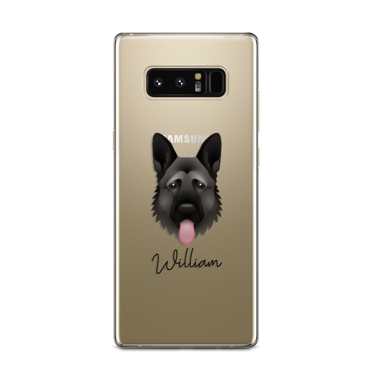 German Shepherd Personalised Samsung Galaxy Note 8 Case