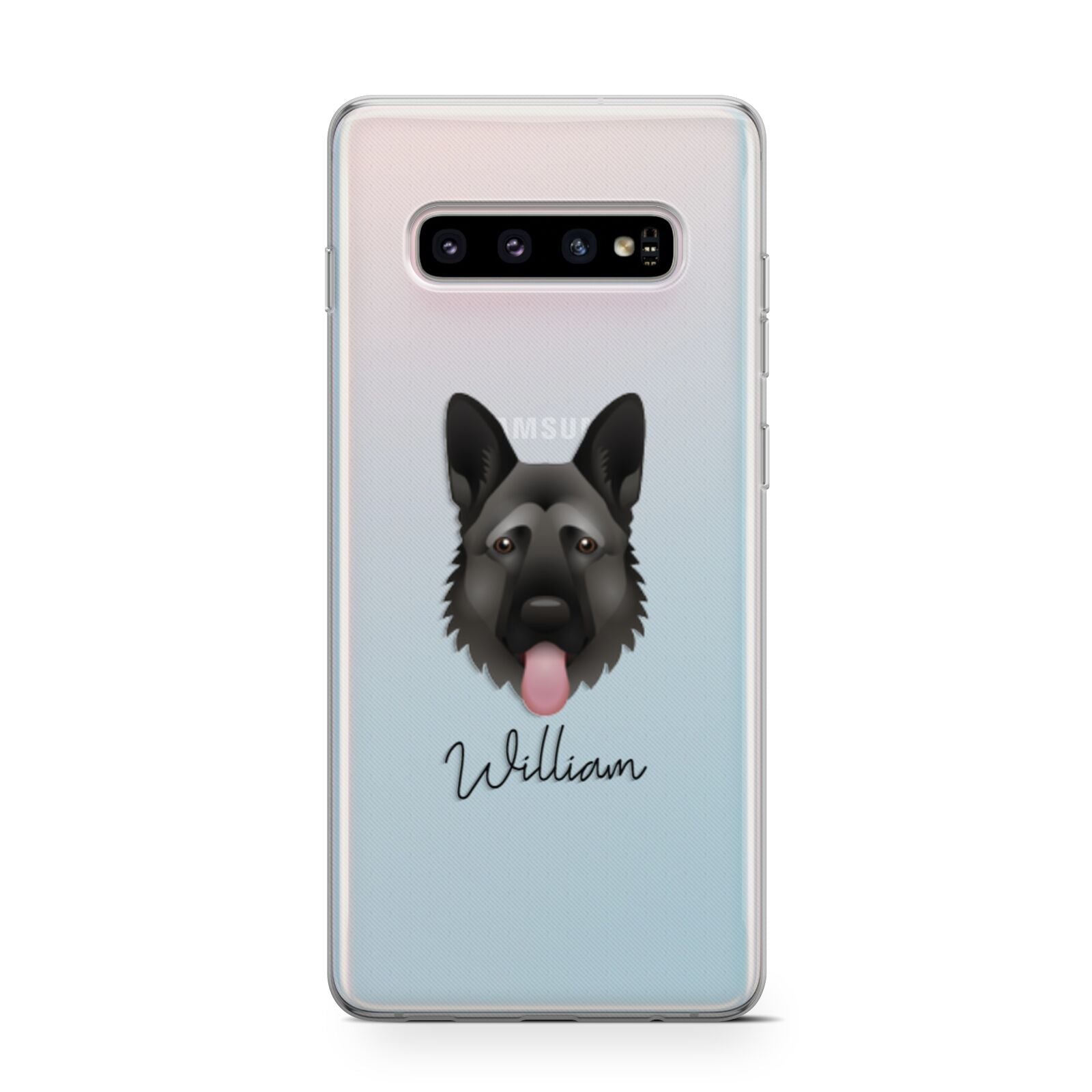 German Shepherd Personalised Samsung Galaxy S10 Case