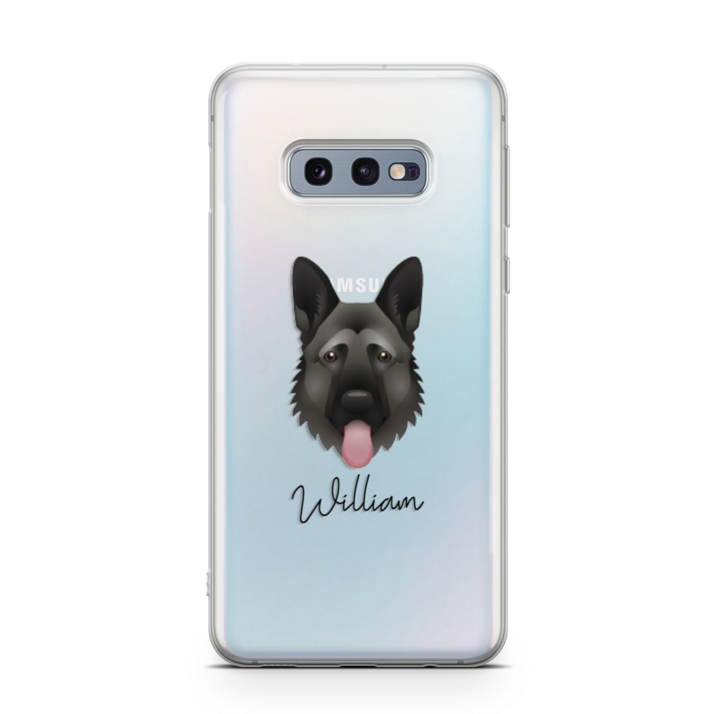 German Shepherd Personalised Samsung Galaxy S10E Case