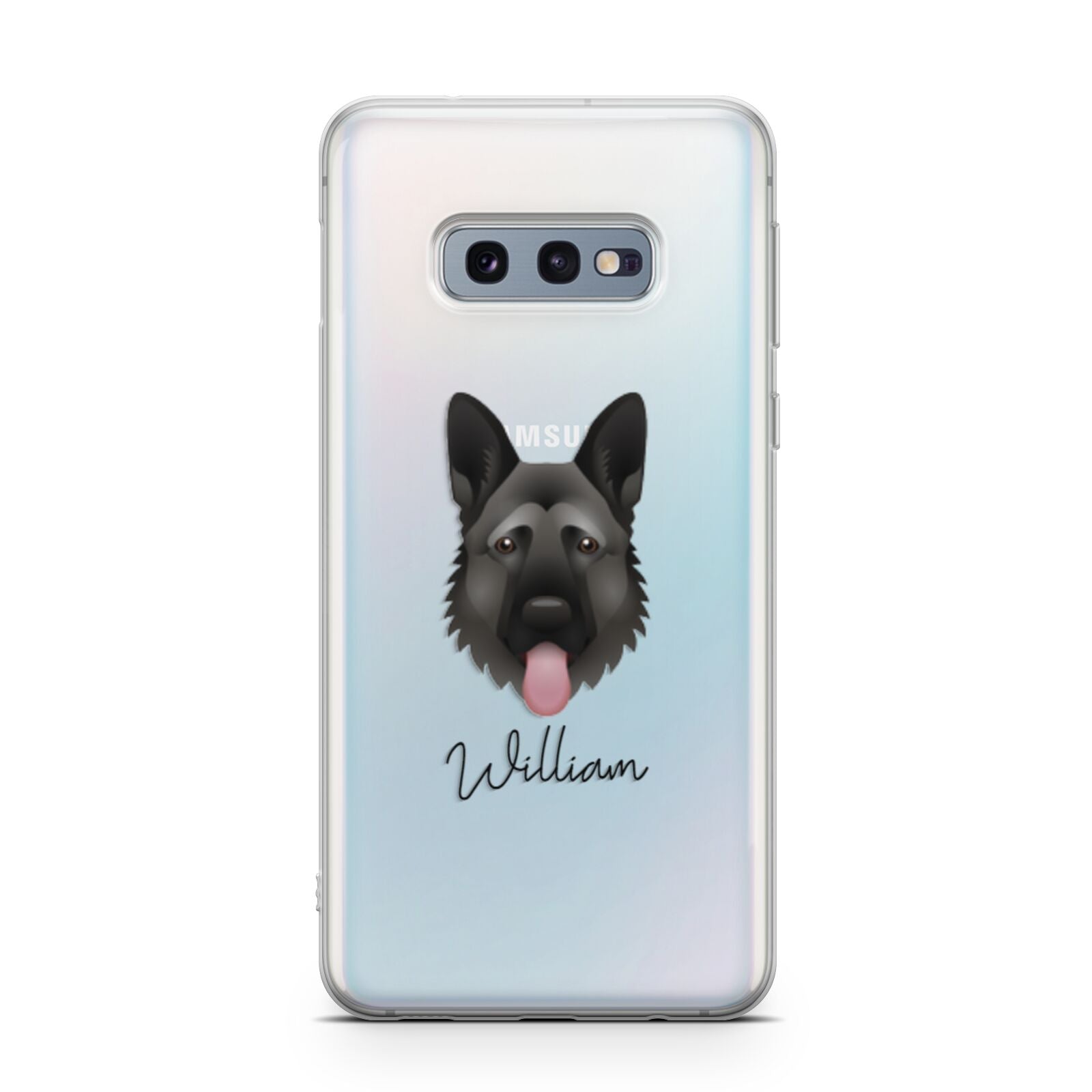 German Shepherd Personalised Samsung Galaxy S10E Case