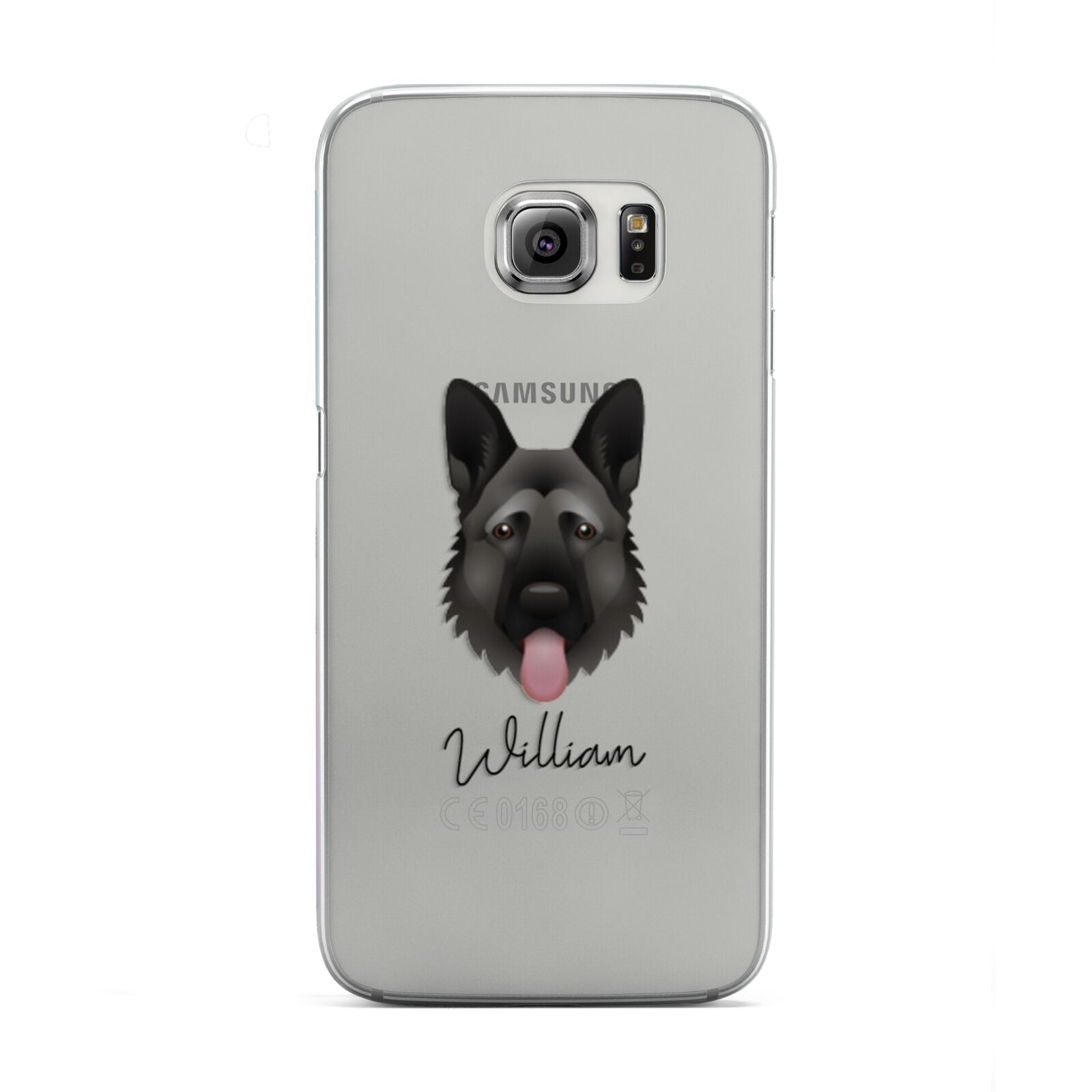 German Shepherd Personalised Samsung Galaxy S6 Edge Case