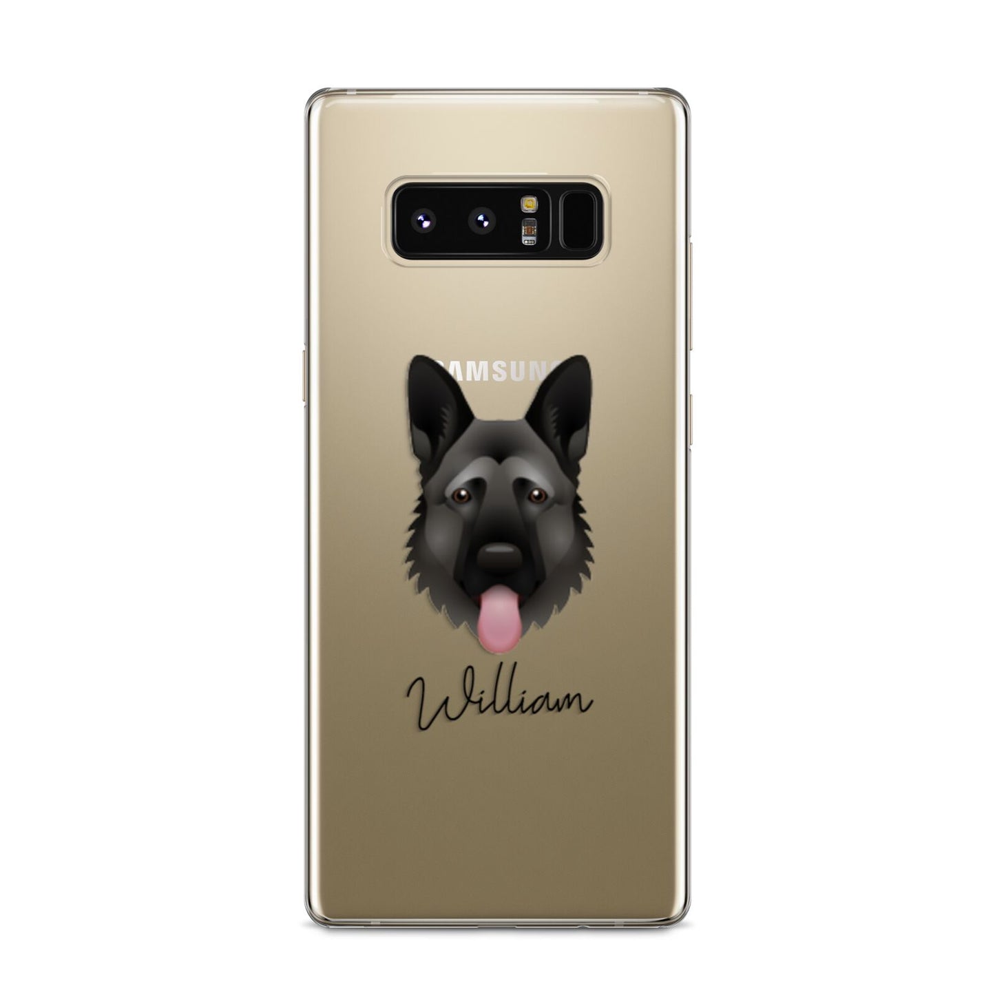 German Shepherd Personalised Samsung Galaxy S8 Case