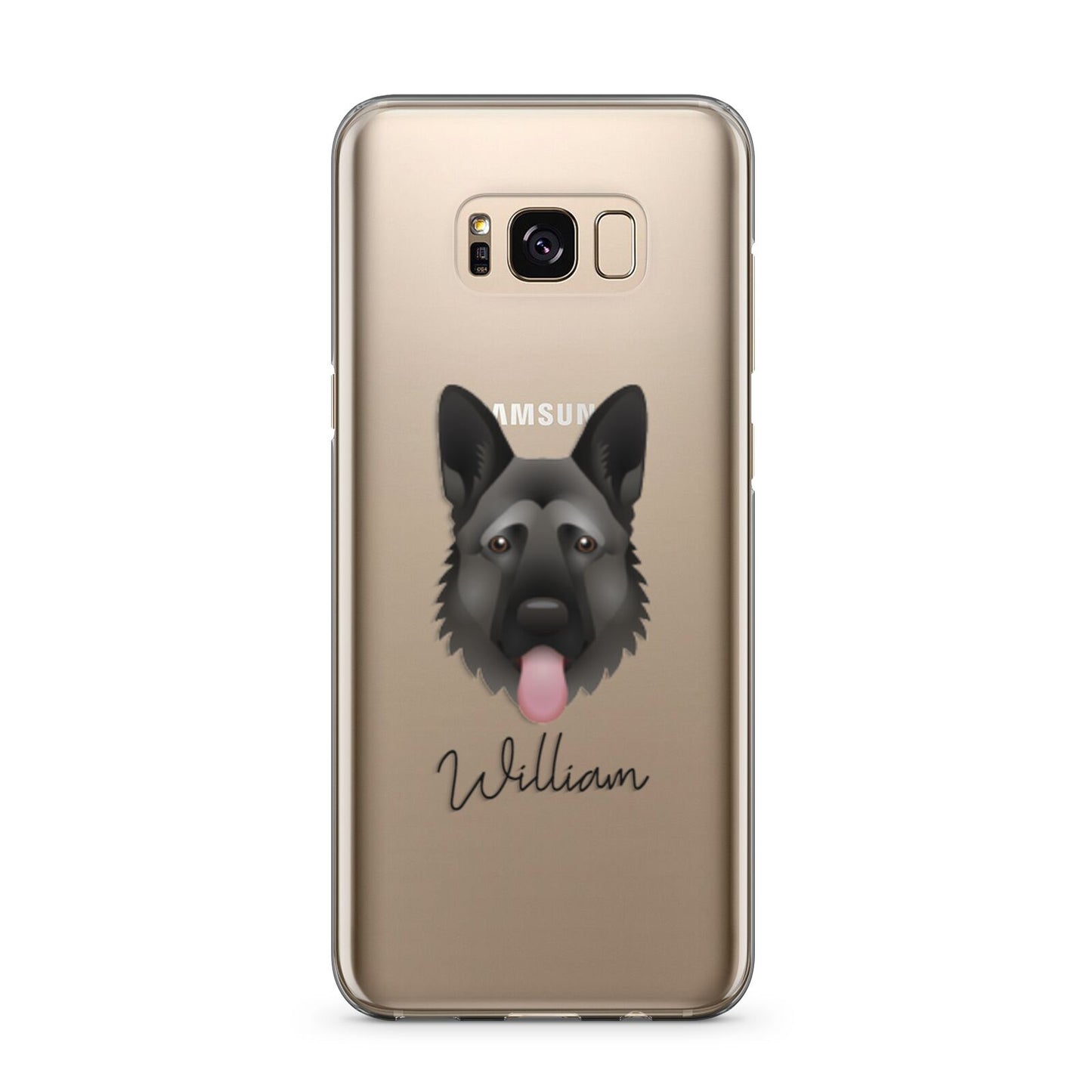 German Shepherd Personalised Samsung Galaxy S8 Plus Case
