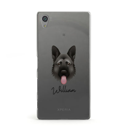 German Shepherd Personalised Sony Xperia Case
