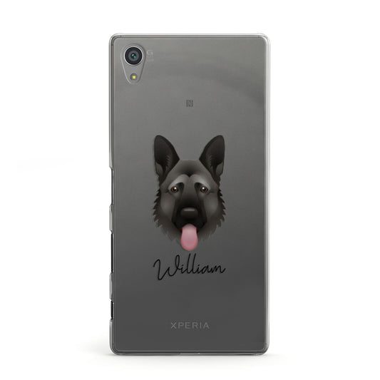 German Shepherd Personalised Sony Xperia Case
