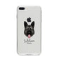 German Shepherd Personalised iPhone 8 Plus Bumper Case on Silver iPhone