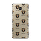 German Sheprador Icon with Name Samsung Galaxy A3 2016 Case on gold phone