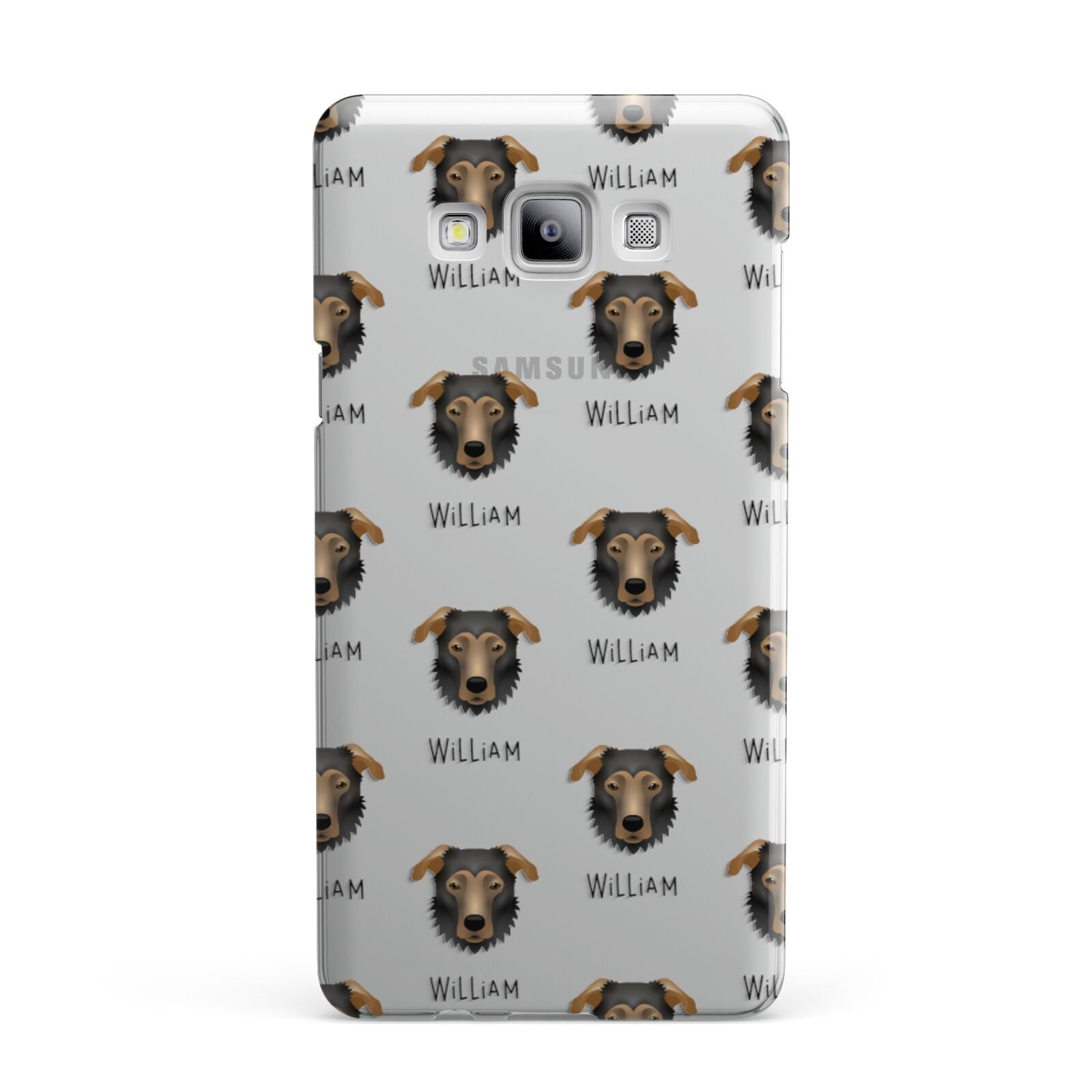 German Sheprador Icon with Name Samsung Galaxy A7 2015 Case