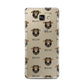 German Sheprador Icon with Name Samsung Galaxy A7 2016 Case on gold phone