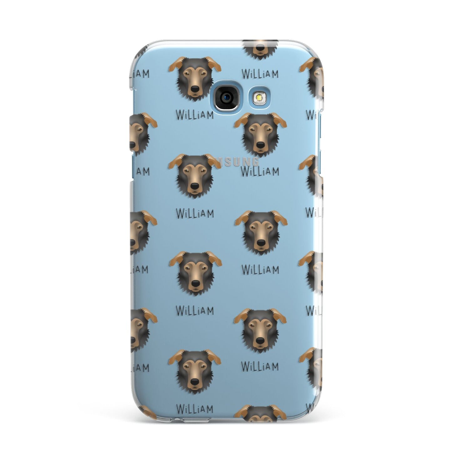 German Sheprador Icon with Name Samsung Galaxy A7 2017 Case