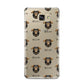 German Sheprador Icon with Name Samsung Galaxy A9 2016 Case on gold phone