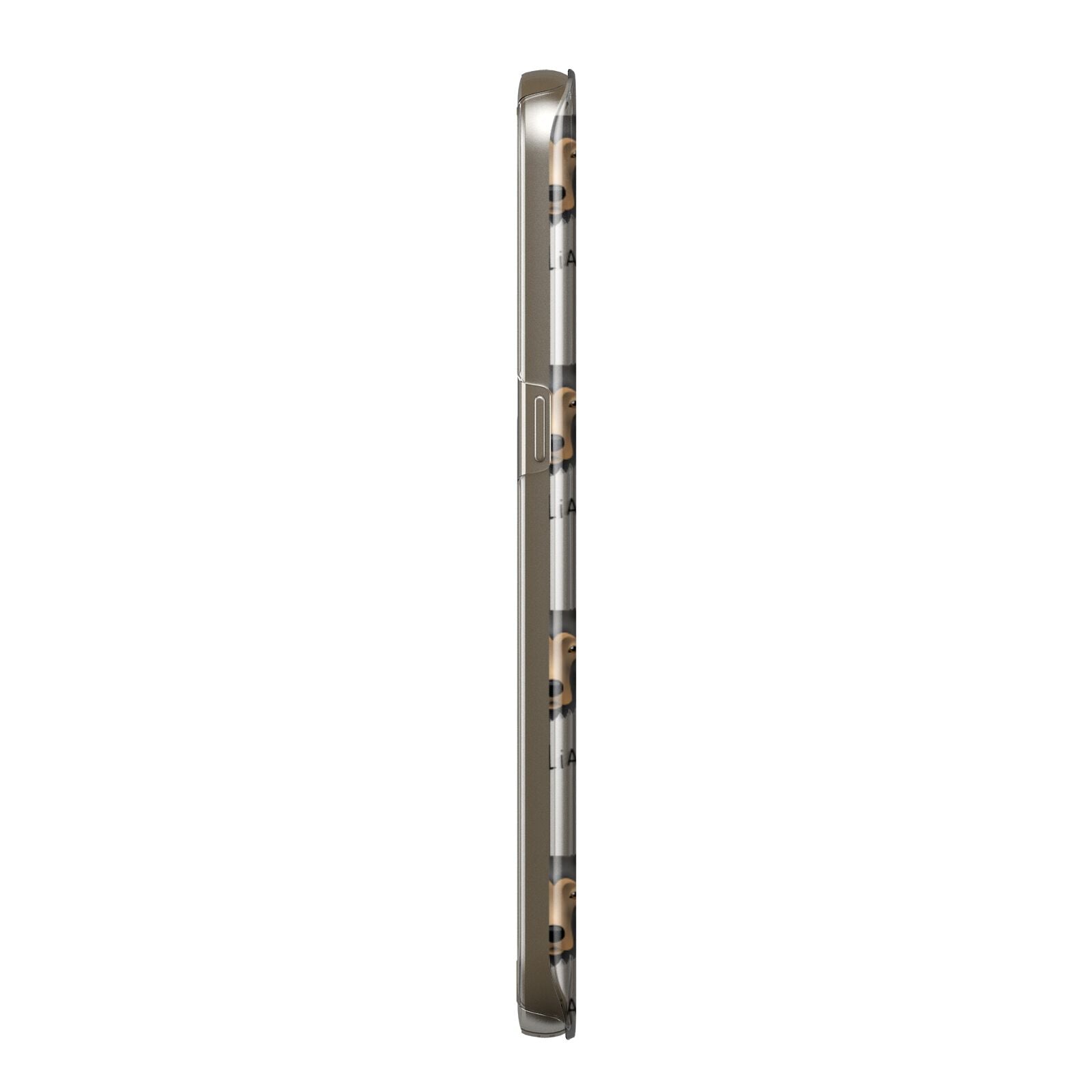 German Sheprador Icon with Name Samsung Galaxy Case Side View