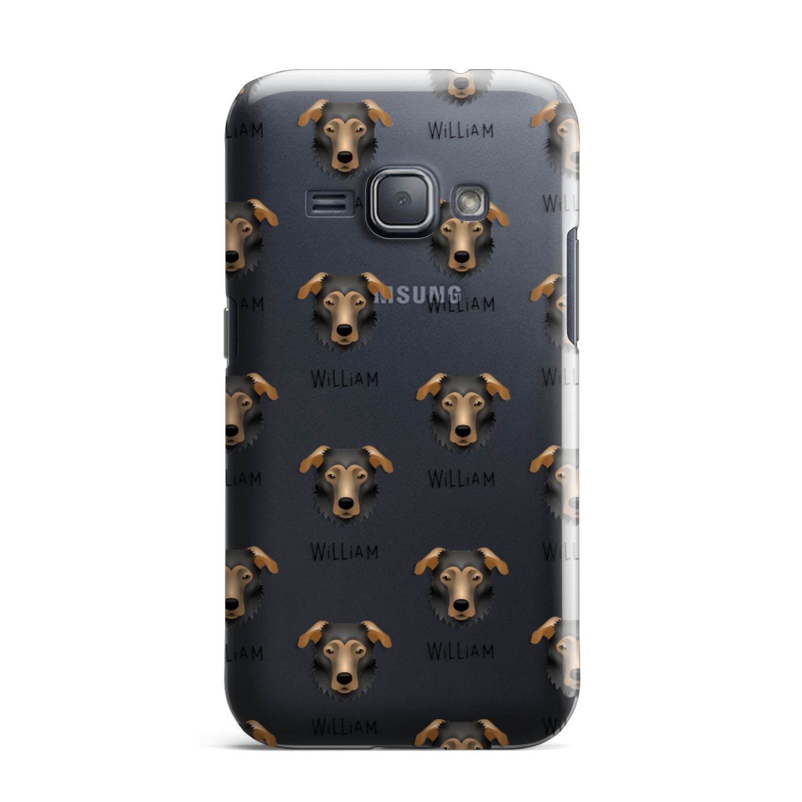 German Sheprador Icon with Name Samsung Galaxy J1 2016 Case