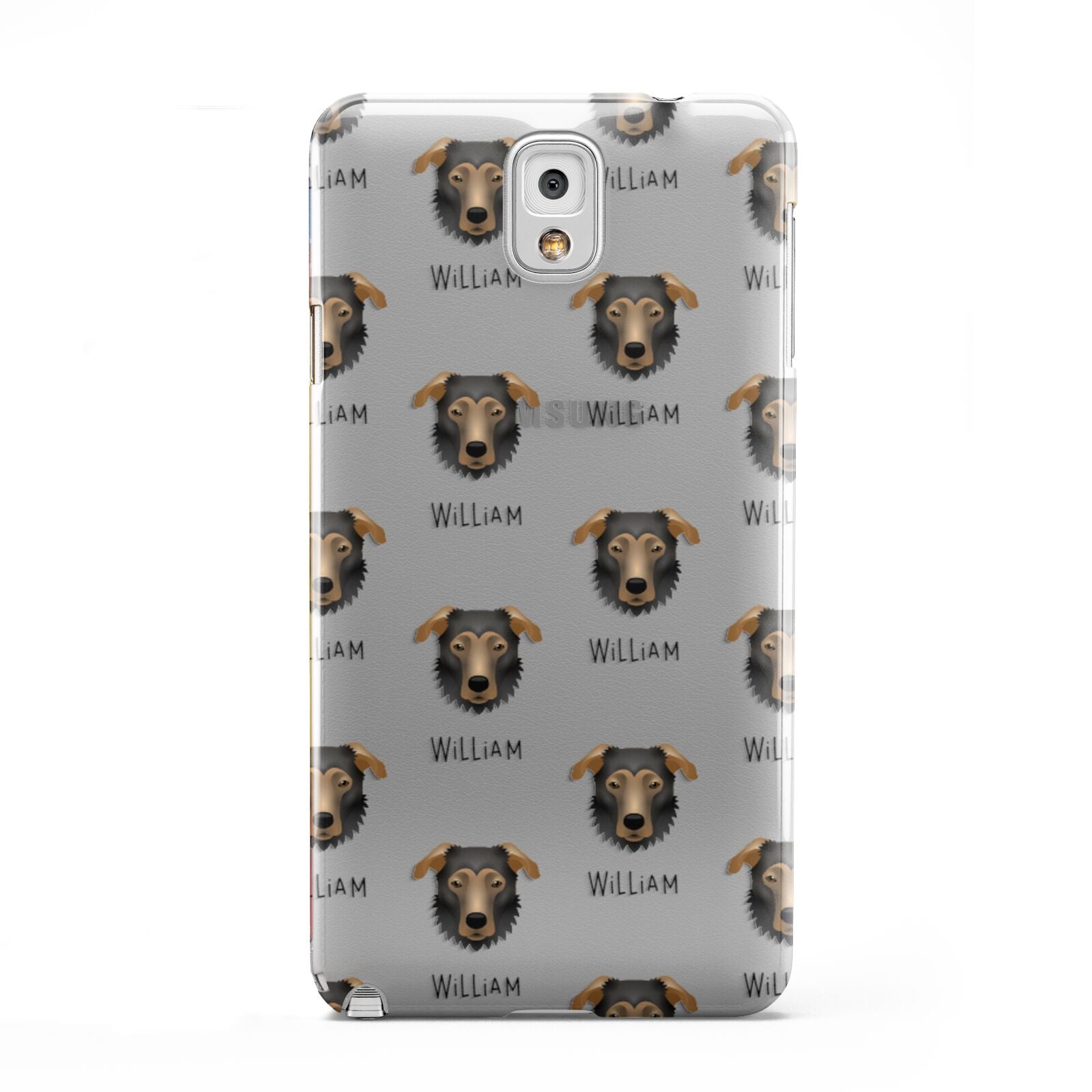 German Sheprador Icon with Name Samsung Galaxy Note 3 Case