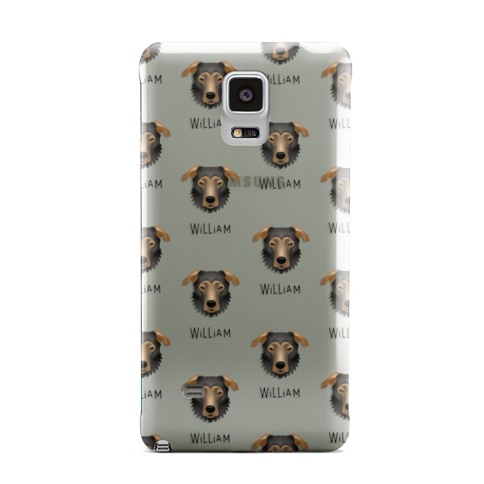 German Sheprador Icon with Name Samsung Galaxy Note 4 Case