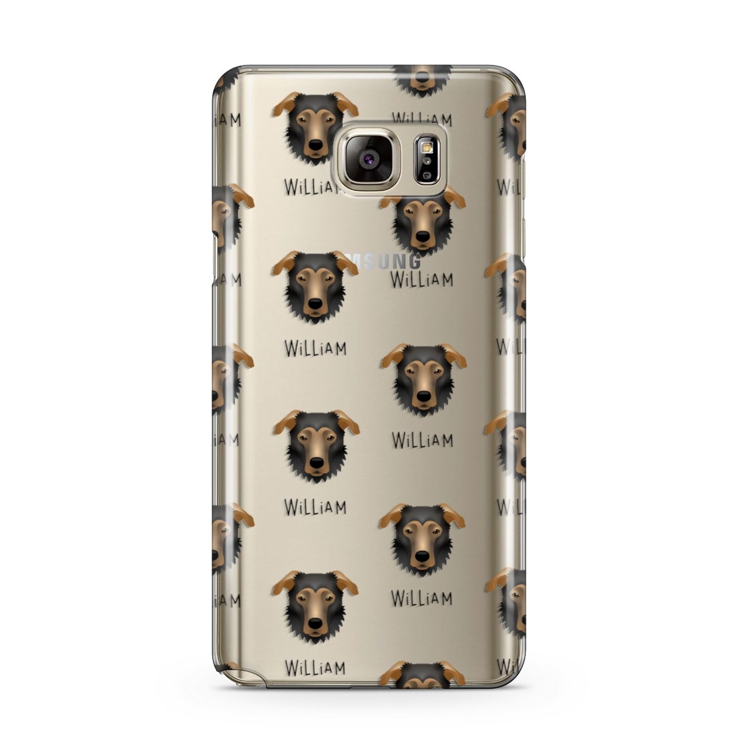 German Sheprador Icon with Name Samsung Galaxy Note 5 Case