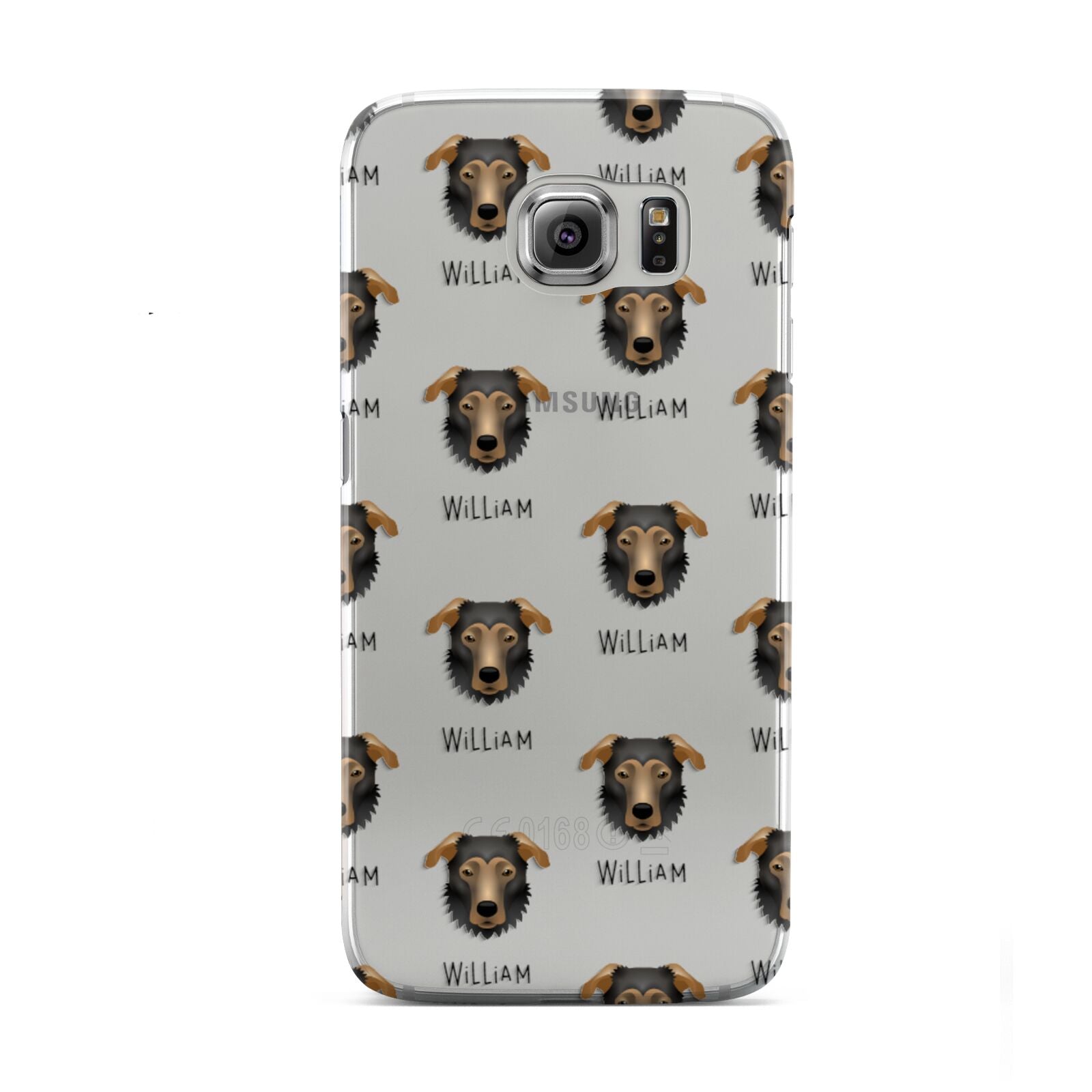 German Sheprador Icon with Name Samsung Galaxy S6 Case