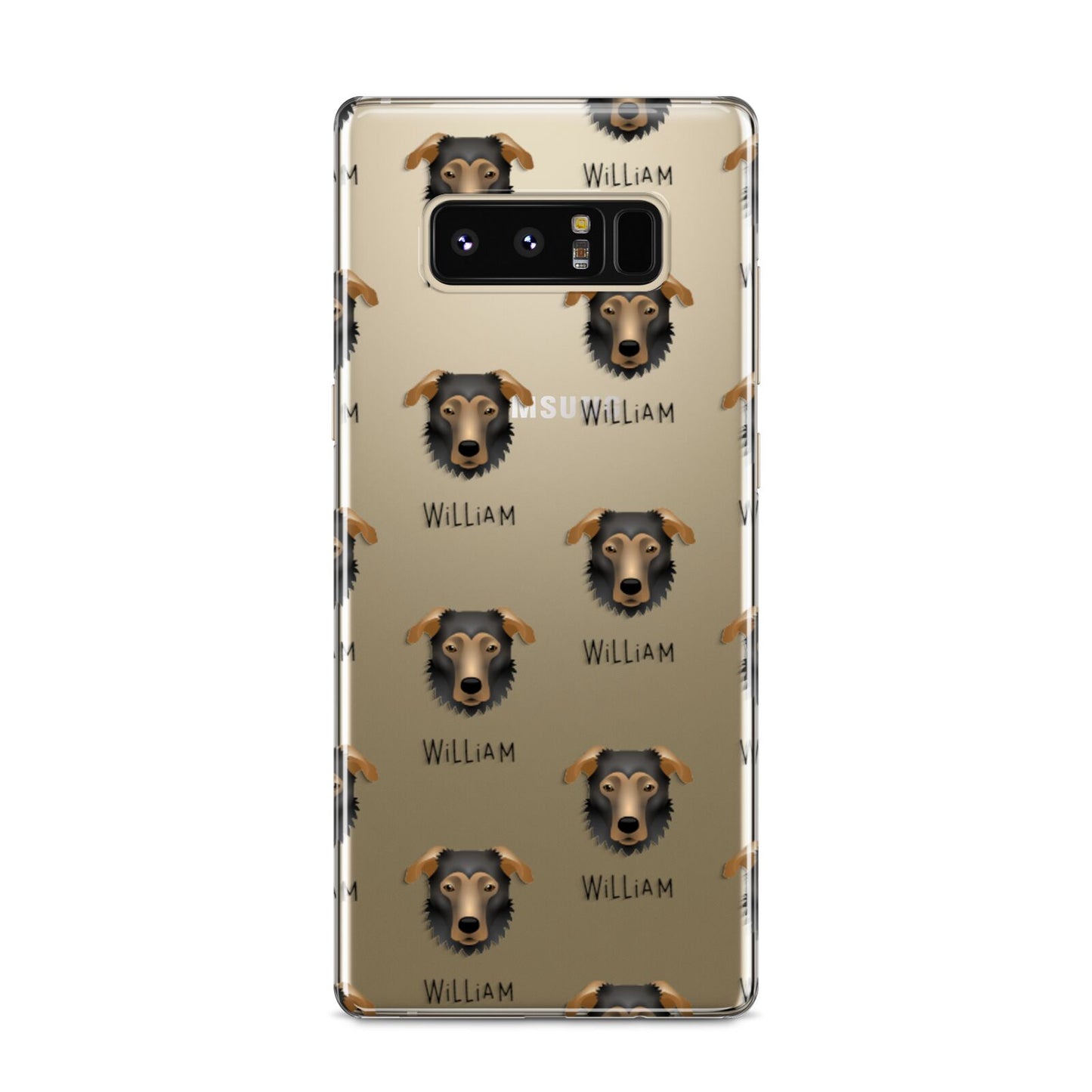 German Sheprador Icon with Name Samsung Galaxy S8 Case