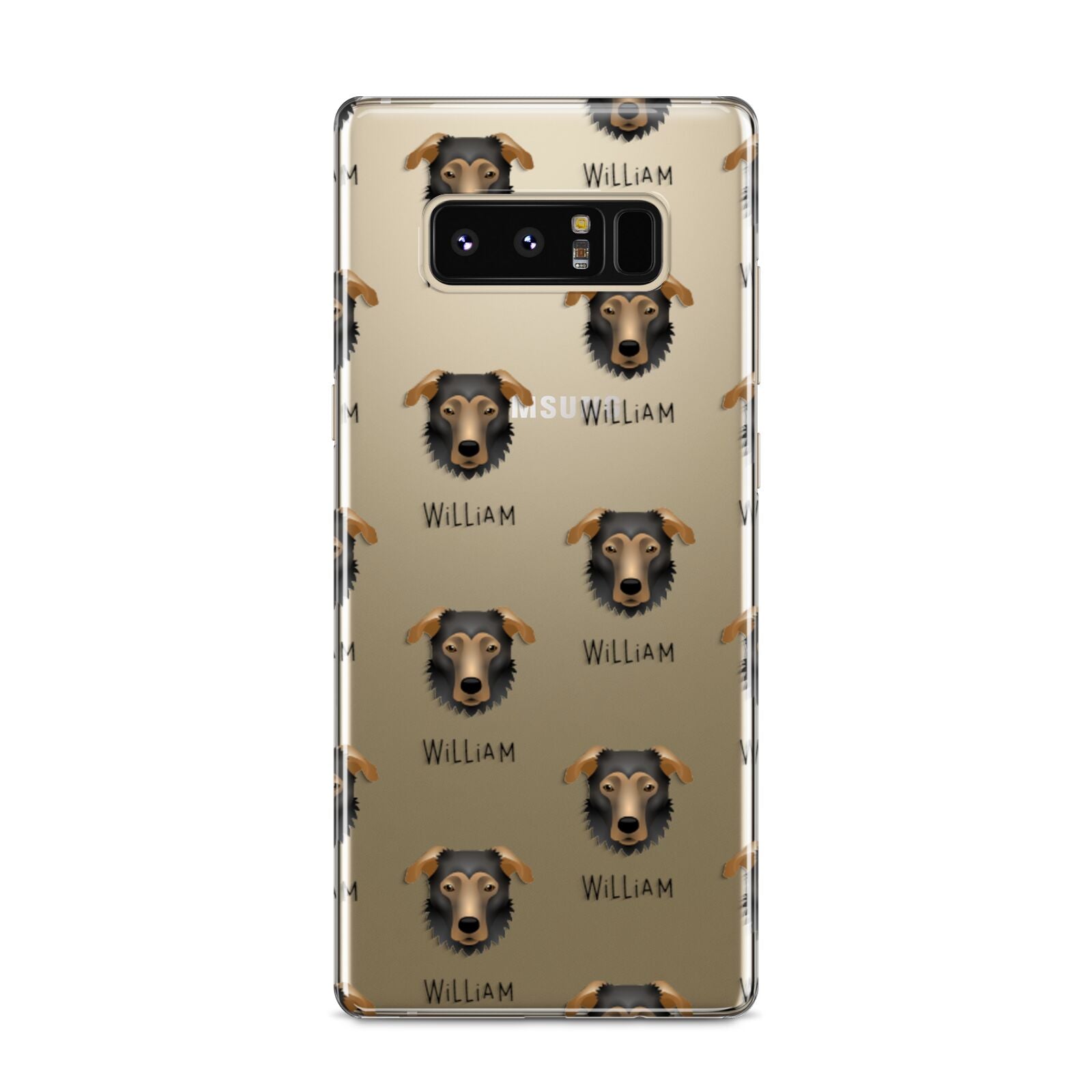 German Sheprador Icon with Name Samsung Galaxy S8 Case