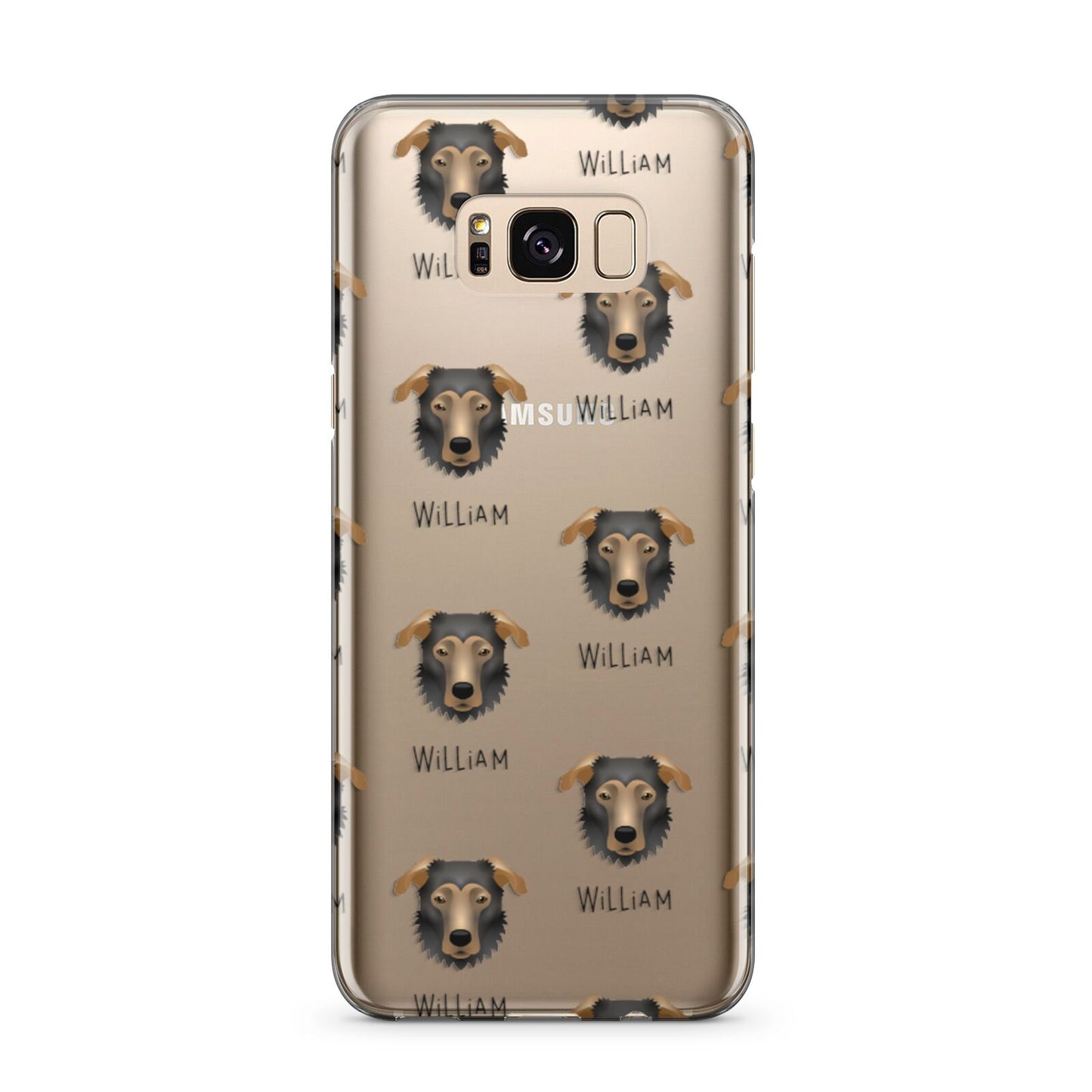 German Sheprador Icon with Name Samsung Galaxy S8 Plus Case