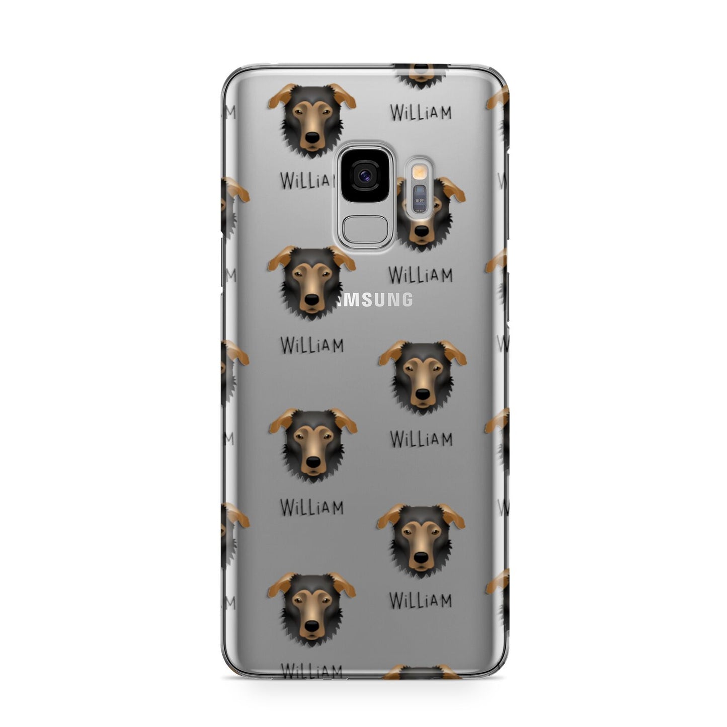 German Sheprador Icon with Name Samsung Galaxy S9 Case