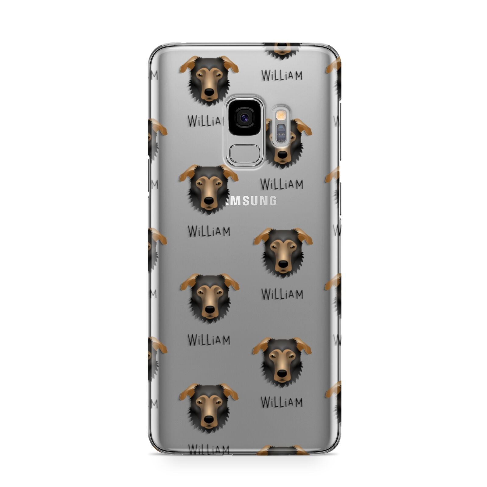 German Sheprador Icon with Name Samsung Galaxy S9 Case